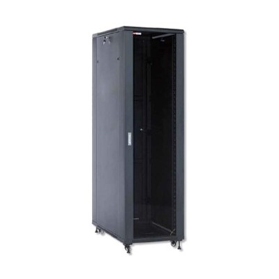 Armario rack wp 19pulgadas 22u 600x600mm negro desmontado - Imagen 1