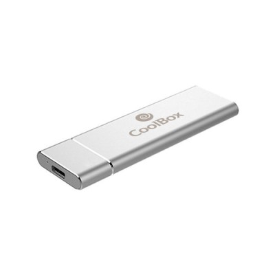 CoolBox MiniChase N31 M.2 Caja externa para unidad de estado sólido (SSD) Plata - Imagen 1