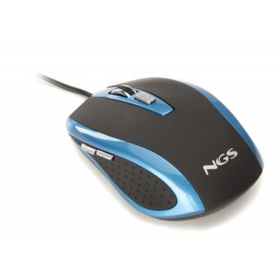 NGS Blue tick ratón USB tipo A Óptico 1600 DPI mano derecha - Imagen 1