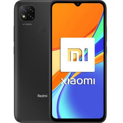 Elefono movil smartphone xiaomi redmi 9c gris medianoche 6.53pulgadas -  64gb rom -  3 gb  ram -  13+2+2mpx - 5mpx -  nfc -  500