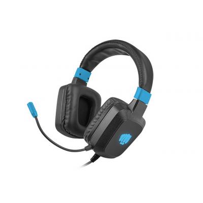 Auriculares gaming fury raptor rgb negro - azul - Imagen 1