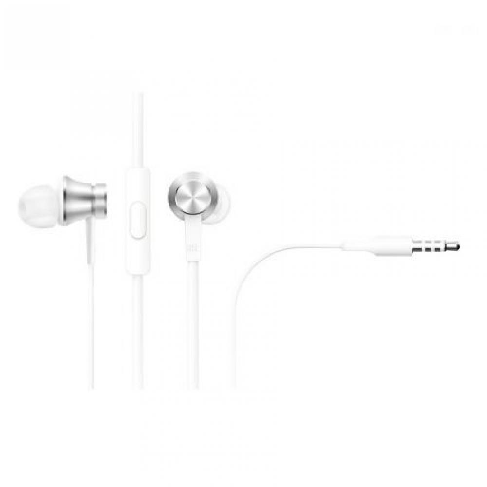 Auricular xiaomi mi in - ear headphones basic jack 3.5mm -  plata - Imagen 1