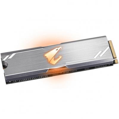 Disco duro interno solido hd m2 ssd 256gb gigabyte aorus rgb nvme 2280 lectura 3100mb - s escritura 1050mb - s gp - asm2ne2256gt