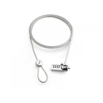 Cable de seguridad natec lobster 1.8 m para portatil con codigo - Imagen 1