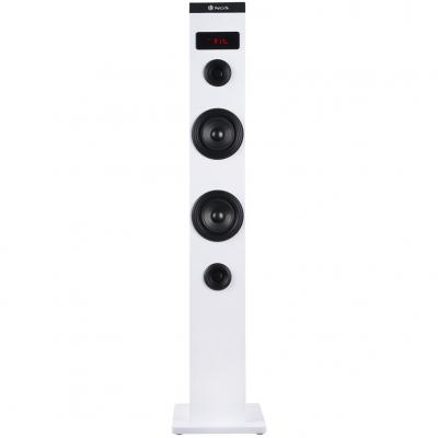 Altavoz torre ngs sky charm blanco - 50w - usb - bluetooth - radio fm - aux - Imagen 1