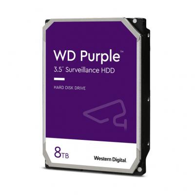 Disco duro interno hdd wd western digital purple wd84purz 8tb 3.5pulgadas sata3 5400rpm 128mb - Imagen 1