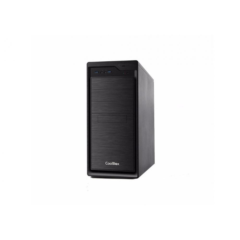 Caja coolbox f800u3 - 0 atx 2x usb 3.0 s - fte negro - Imagen 1