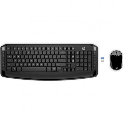 Kit teclado + mouse raton hp 300 wireless inalambrico - Imagen 1