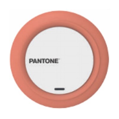 Cargador universal pantone inalambrico naranja - Imagen 1