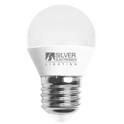 Bombilla led decorativa silver electronics esferica 7w=70w -  e27 -  3000k -  620 lm -  luz calida -  a+ - Imagen 1