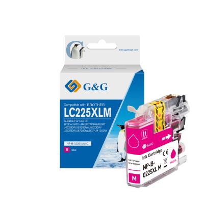 G&G Brother LC225XL V3 Magenta Cartucho de Tinta Generico - Reemplaza LC225XLM - Imagen 1