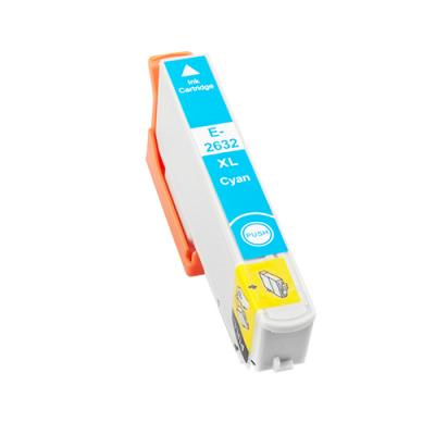 Epson T2632/T2612 (26XL) Cyan Cartucho de Tinta Generico - Reemplaza C13T26324012/C13T26124012 - Imagen 1