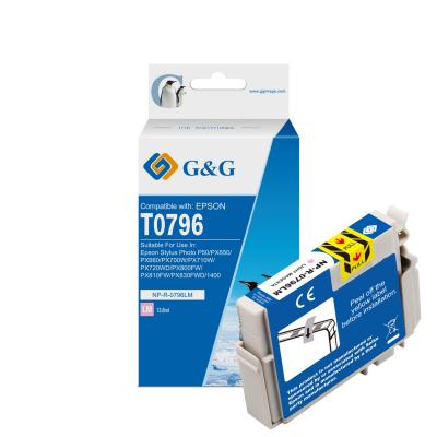 G&G Epson T0796 Magenta Light Cartucho de Tinta Generico - Reemplaza C13T07964010 - Imagen 1