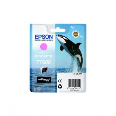 Epson T7606 Magenta Light Cartucho de Tinta Original - C13T76064010 - Imagen 1