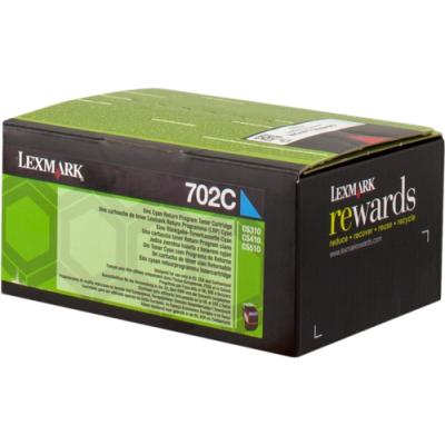 Lexmark CS310/CS410/CS510 Cyan Cartucho de Toner Original - 70C20C0/702C - Imagen 1