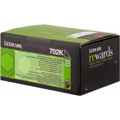 Lexmark CS310/CS410/CS510 Negro Cartucho de Toner Original - 70C20K0/702K - Imagen 1