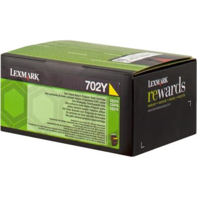 Lexmark CS310/CS410/CS510 Amarillo Cartucho de Toner Original - 70C20Y0/702Y - Imagen 1