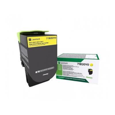 Lexmark CS317/CS417/CS517/CX317/CX417/CX517 Amarillo Cartucho de Toner Original - 71B20Y0 - Imagen 1