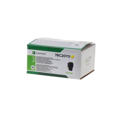 Lexmark CS421/CS521/CS622/CX421/CX522/CX622/CX625 Amarillo Cartucho de Toner Original - 78C20Y0 - Imagen 1