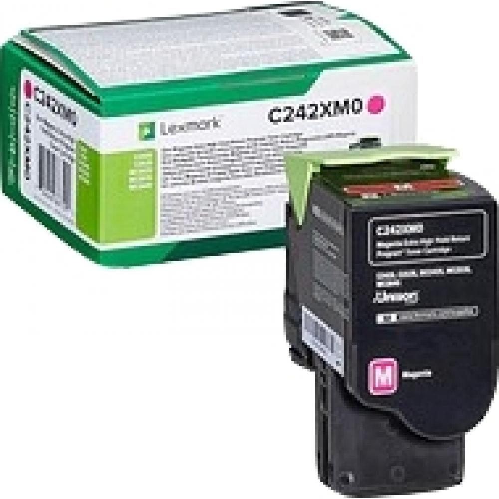 Lexmark C2425/C2535/MC2425/MC2535/MC2640 Magenta Cartucho de Toner Original - C242XM0 - Imagen 1