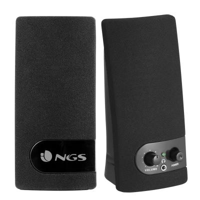 NGS SoundBass 150 Altavoces 2.0 USB 4W - Entrada Jack 3.5mm - Controles en Altavoz - Color Negro - Imagen 1