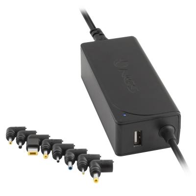 NGS Cargador Universal Automatico para Portatil 45W - 8 Adaptadores - 1x USB - Indicadores LED - Imagen 1