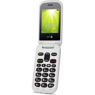 Doro 2404 Telefono Movil Senior 2.4" - Camara 0.3Mpx - Base de Carga - Color Rojo/Blanco - Imagen 1