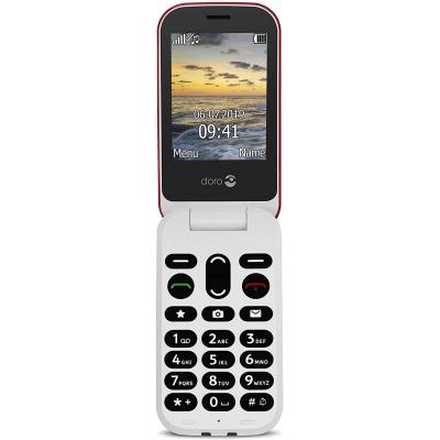 Doro 6040 Telefono Movil Senior 2.8" - Camara 3Mpx - Base de Carga - Color Rojo/Blanco - Imagen 1