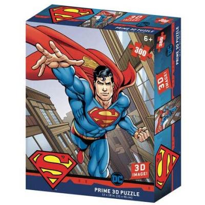 Puzzle 3d lenticular dc comics superman 300 piezas - Imagen 1