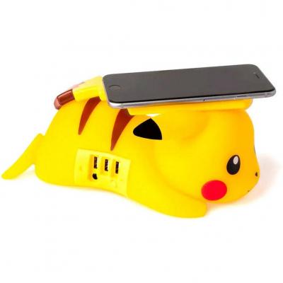 Pikachu cargador inalambrico pokemon - Imagen 1