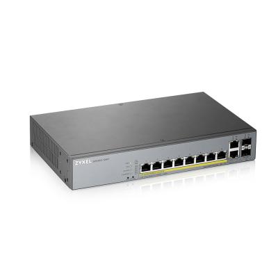 Switch 12 puertos zyxel gs1350 - 12hp 12x gigabit poe 130w gestionable enracable - Imagen 1