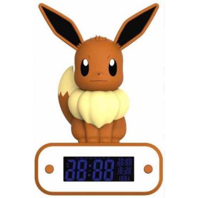 Lampara led reloj despertador teknofun madcow entertainment pokemon eevee 20 cm - Imagen 1