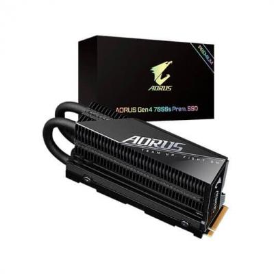 Disco duro m2 ssd 2tb pcie4 gigabyte aorus prem 2280 - con disipador - l: 7000 mb - s e: 6850 mb - s - Imagen 1