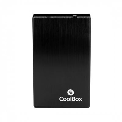 Carcasa disco duro hdd 3.5pulgadas coolbox sca - 3533 usb3.0 negra aluminio - Imagen 1
