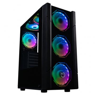 Caja ordenador gaming hiditec atx v30 argb cristal templado - Imagen 1