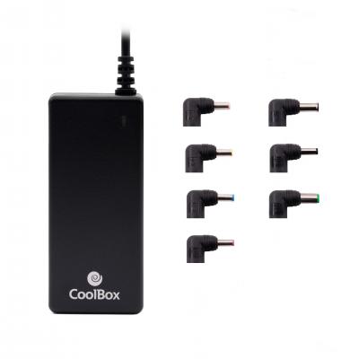 Adaptador cargador de corriente universal para portatiles coolbox 45w - Imagen 1