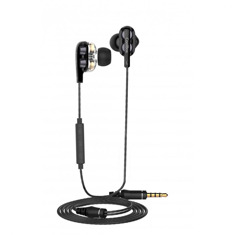 Auriculares coolbox cooljoin jack 3.5mm - Imagen 1