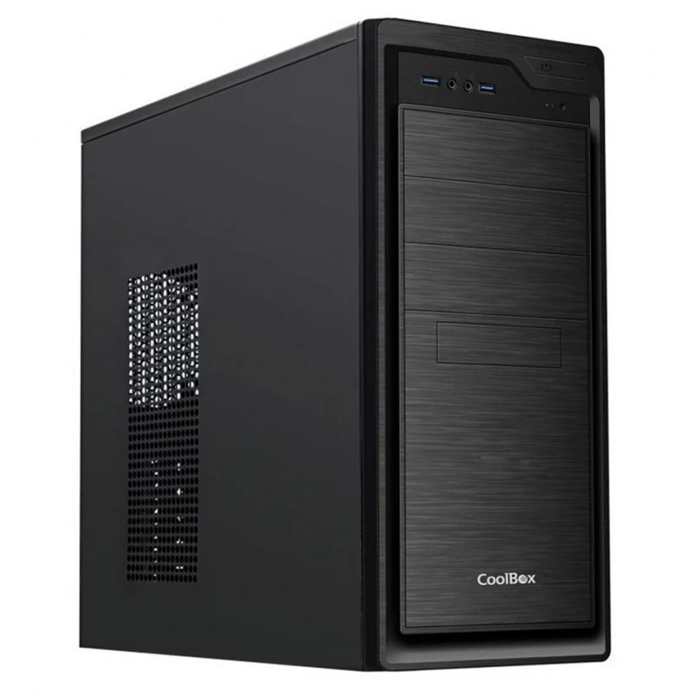 Caja ordenador sobremesa coolbox f800 atx usb 3.0 + fuente de alimentacion basic 500w - Imagen 1