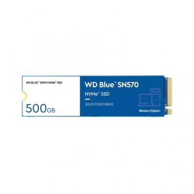 Disco duro interno solido hdd ssd wd western digital blue sn570 wds500g3b0c 500gb m.2 pci express 3.0 nvme - Imagen 1