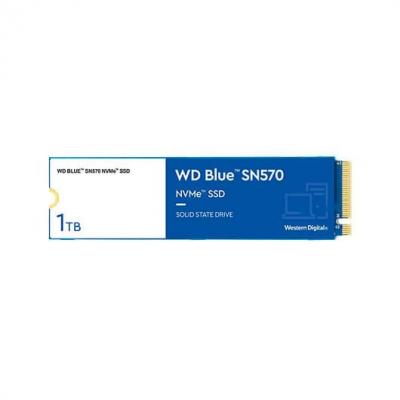 Disco duro interno solido hdd ssd wd western digital blue sn570 wds100t3b0c 1tb m.2 pci express 3.0 nvme - Imagen 1