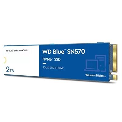 Disco duro interno solido hdd ssd wd western digital blue sn570 wds200t3b0c 2tb m.2 pcie express gen 3 nvme - Imagen 1