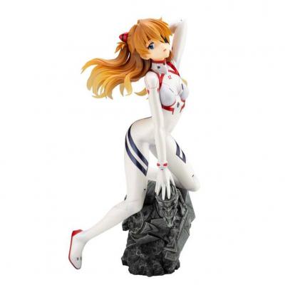 Figura kotobukiya evangelion asuka shikinami langley white plugsuit 23 cm - Imagen 1