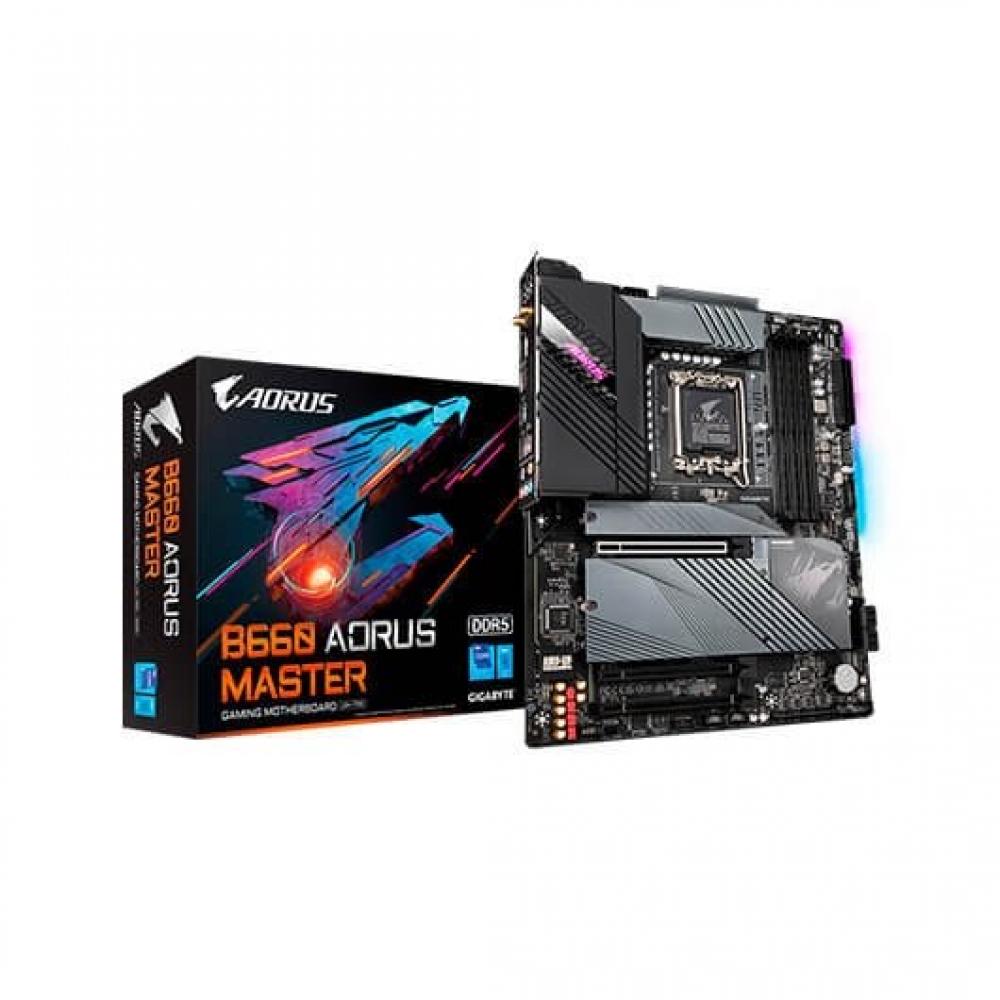 Placa base gigabyte 1700 b660 aorus master atx -  4 x ddr5 -  4 x sata6 -  1 x usb tipo c -  1 x usb 3.2 -  2 x usb 2.0 - Imagen