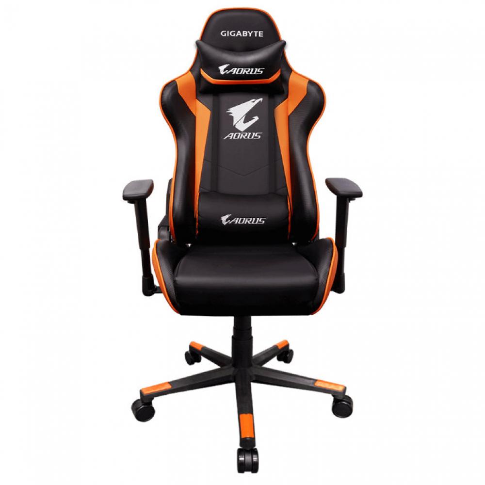 Silla gaming gigabyte agc300 v2 aorus negro - naranja