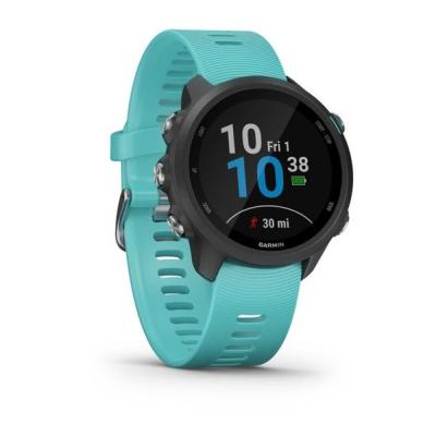 Reloj smartwatch garmin forerunner 245 music turquesa - gps - 30mm - wifi - bt - mini usb - 5 atm