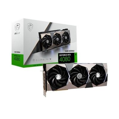 Tarjeta grafica msi rtx 4080 suprim x 16gb gddr6x 3xdp 1xhdmi 1x16p