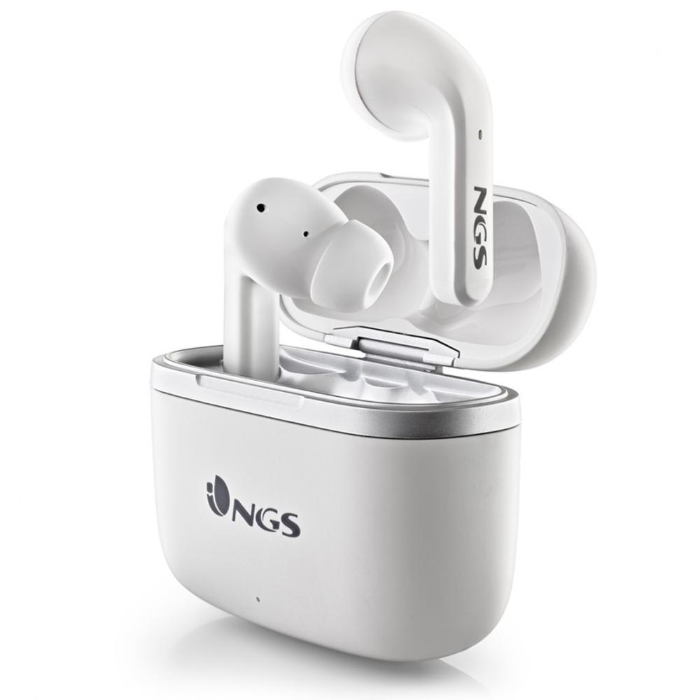 Auriculares inalambricos ngs artica crown blanco