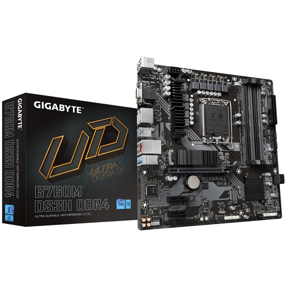 Placa base gigabyte b760m ds3h ddr4 1700 matx 4xddr4