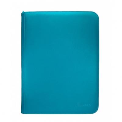 Carpeta con cremallera ultra pro 9 bolsillos verde azulado
