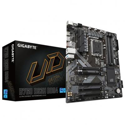 Placa base gigabyte b760 ds3h 1700 atx -  4 x ddr4 -  4 x sata -  1 x dp -  1 x hdmi -  4 x usb 2.0 -  1 x usb 3.2 -  1 x usb ti